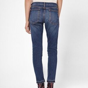 Rag & Bone Crop Straight Leg Jeans